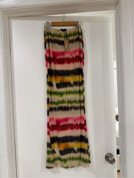 Nasty Gal Dresses & Skirts - Nasty gal Tie-Dye Stripe Maxi Skirt in Multicolor